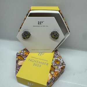 BP Women's Hematite November Earrings